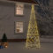 KOIECETA LED Weihnachtsbaum Kegelform Tannenbaum Lichterbaum Weihnachtsdeko Beleuchtung Stern Außen Beleuchtet Lichterkette Warmweiß 1400 LEDs 160x500 cm