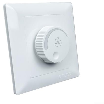 Sumsoctober Variateur de lumière réglable CA 220 V et interrupteur de contrôle de vitesse du ventilateur de plafond, éclairage réglable, contrôle de la vitesse du ventilateur