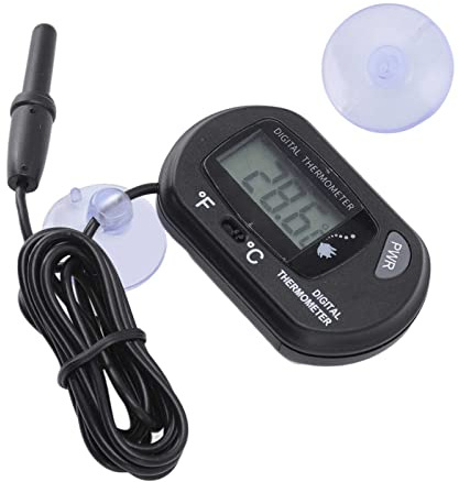 AKLOSIPY High Accuracy Digital Aquarium with Large LCD Display for Fish Tanks and Terrariums