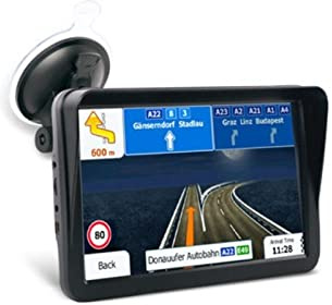 Navegador GPS de Camiones 9 Pulgadas con Pantalla táctil capeptual Gratuita UE Mapa Fácil instalación(Android1g16g)