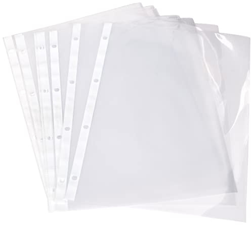 Veloflex 4345300 prospekfodral A4, genomskinlig genomskinlig, PP-folie, 4-delad hål, 10 st.