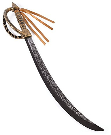 Bristol Novelty BA380 Pirate Cutlass Deluxe Sword, Unisex-Adult, 30-Inch Halloween