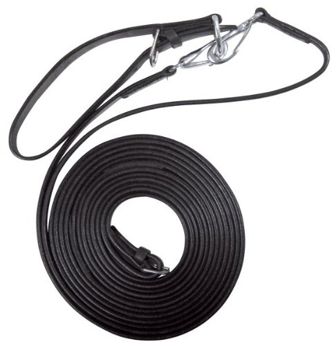 STAR WALDHAUSEN Leder-Schlaufzügel, schwarz