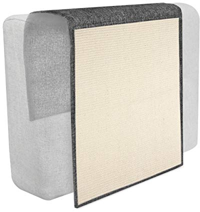 Navaris Katzen Kratzmatte Kratzschutz Sofa - Sisal Kratzteppich 130 x 45 cm für Katze - Couch Katzenkratzmatte - auch für Hunde geeignet