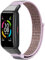 Niboow Nylon Soft Breathable Strap for Huawei Band 6 / Honor Band 6 - Pink