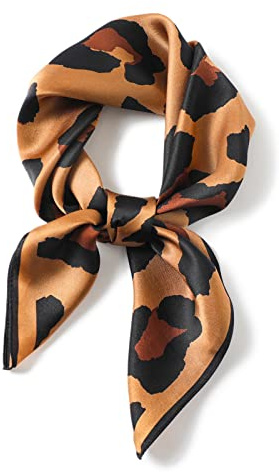 PoeticEHome Bufanda de seda de morera 100% pura para mujer, pañuelo cuadrado 68x68cm, accesorio para cabeza cuello regalo empaquetado