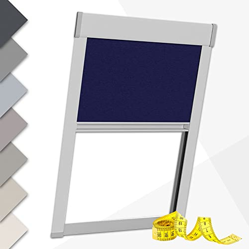 Victoria M. Dachfensterrollo nach Maß Thermorollo Verdunkelungsrollo Sonnenschutz-Rollo kompatibel mit Roto Dachfenster, Schraubmontage, Fenstertyp WDF 61H/62H/84H