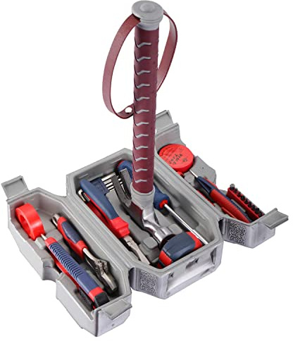 Thor Hammer Tool Kit, Daily Repair Filled Household Tool Case Pliers DIY Repair Kits Multi Tools Thor Hammer Accessories