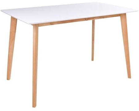 House Nordic Esstisch Vojens Weiß/Natur 120cm