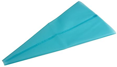 Sosoport Poche à Douille Réutilisable Silicone Alimentaire Bleu Pâtisserie Grand Modèle Facile à Nettoyer avec Crochet Compatible Douilles Standard pour Décoration de Gâteaux et Biscuits