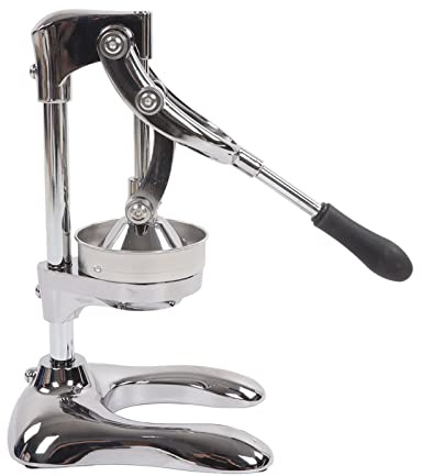 GYZOUKA Manual de Acero Inoxidable Prensa con Base con Base en Forma de u para Limones y Frutas Cítricas
