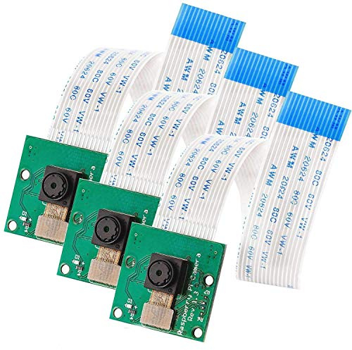 AZDelivery 3 x Kamera für Raspberry Pi mit 15 cm Flexkabel inklusive E-Book!