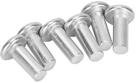 100 stycken GB867 M4 platta huvudnitar solid nit (M4 * 12) nit