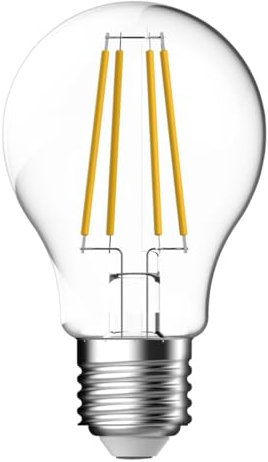 LED Filamentlampe, E27, A60, 8,3W, 2700K, 806lm, dimmbar, Glas klar