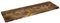 grosse geflammte Holzplanke Holzbohle 100 x 14,5 x 3cm Deko-Bastel-holz aus Nadelholz Schnittholz Holzbrett Kistenbrett (Geflammt, 2er set)