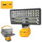 Cordless LED Work Light for Dewalt 18V Battery, Portable Flashlight Lamp, 90W 6800LM Spotlight Jobsite Flood Light with Type C & USB Port for Repairing, Camping, Emergency, Garage (No Battery)