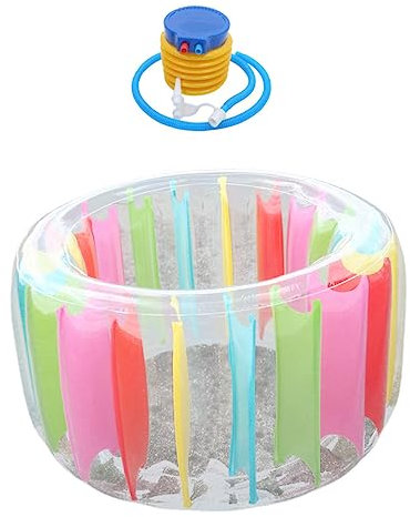 Kisangel 1 Pieza Rodillo Inflable para Agua para Flotador de Diversión Aire para Piscina Jardín y Parque