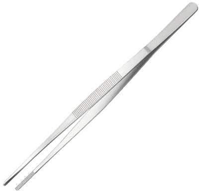 Pinzette da cucina | 30,5 cm manico strumenti clip | Pinze in acciaio inox – per cibo, barbecue, grigliate, feste, barbecue
