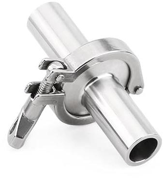 Raccordo a saldare in acciaio inossidabile, Set di guarnizioni for flangia Tri Clamp in acciaio inox 304, 3 pezzi, diverse misure(25mmOD50.5mm)