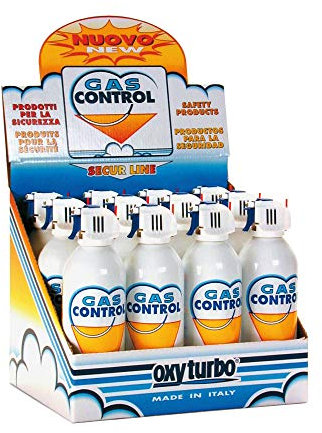 BOX 12 PEZZI GAS CONTROL CERCA PERDITE E FUGHE DI GAS - RILEVATORE DI PERDITE GAS PER QUALSIASI TIPO DI GAS. ANTICORROSIVO