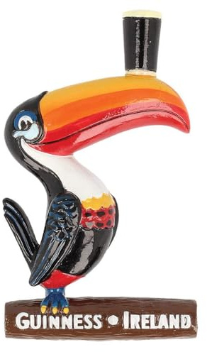 Guinness Official Merchandise 3D Designed Toucan Resin Magnet