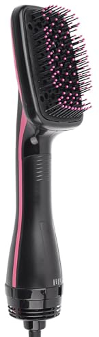 Sonew 2 In 1 Hair Dryer Brush & Straightener Blow Dryer Brush with Negative Ions Detangles & Smooths Hair Reduces Frizz & Static Styler