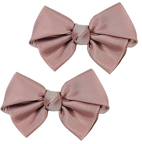 2 clips de tela con lazo para zapatos, hebillas de tela desmontables, decoración de zapatos, accesorios para zapatos de tacón alto, Talla única, Algodón, No es una piedra preciosa