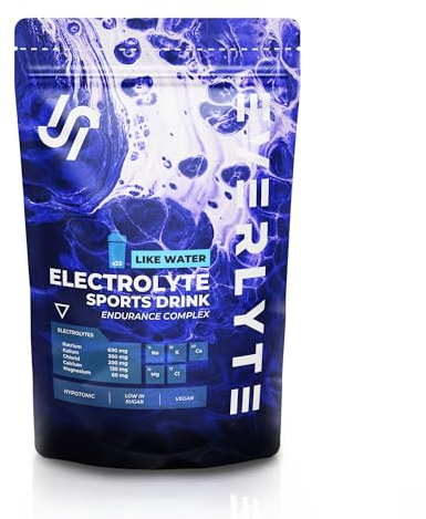 EVERLYTE Like Water Elektrolyte Pulver/mit Natrium, Kalium, Calcium, Magnesium & Chlorid für optimale Hydration / 35 Anwendungen kalorienarmes Sport Getränkepulver/natürlich, vegan, zuckerarm