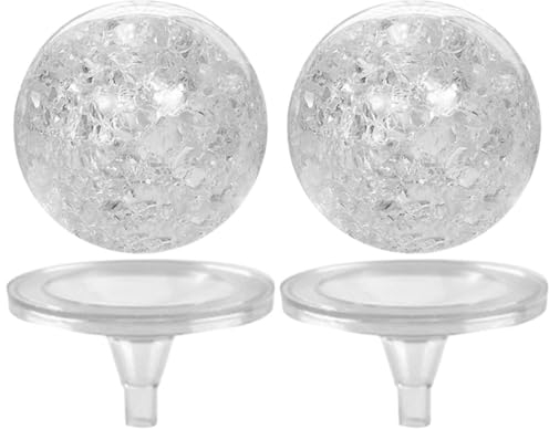Bola de Cristal Agrietada con Forma de Bola de Cristal Decorativa Ornamentos, Fuente de Agua, de de Feng Shui, con Soporte, como, decoración de Oficina en casa