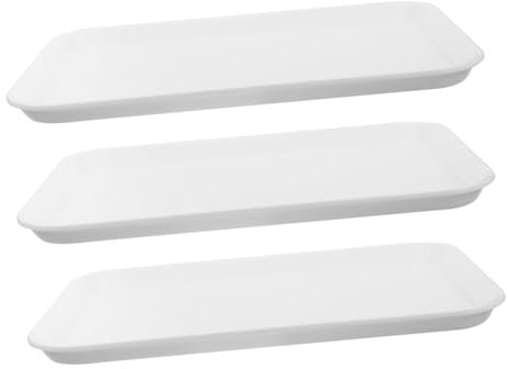 ULTECHNOVO 3piezas Bandejas Para Frutas y Dulces Plato Para Cupcakes Bandeja Decorativa Para Servir Joyas