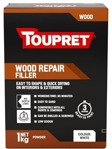 Wood repair filler white 1kg