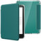 MoKo Case for All-New 7 Kindle Paperwhite 12th Gen 2024 & Kindle Colorsoft Signature Edition 2024, Ultra Clear Soft Flexible Transparent TPU Back Cover Light Shell with Auto Wake/Sleep, Jade Green