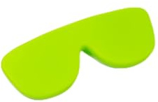 Lups – Funda para Gafas de Vista o Sol de Silicona Flexible, Ultraligera - 29g - Protección Resistente y Lavable, Diseño Universal Adaptable, Estuche Compacto | Pistacho