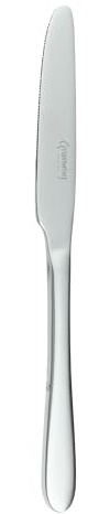 Grunwerg Windsor Table Knives, 18/0 Stainless Steel, Set of 12, 23cm