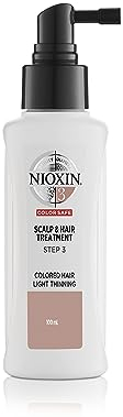 NIOXIN System 3 Scalp & Hair Treatment (100 ml) – volumengebende Leave in Haarpflege für coloriertes, dezent dünner werdendes Haar – erfrischendes Kopfhaut Serum für trockene Kopfhaut und Haare