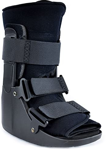 Brace Direct Wide 2E CAM Walker Boot - Short Fracture Boot in Wide Width - Orthopedic Walking Support for Post Op Recovery, Fractures, Bunions, Sprains (M: US Shoe Size Men 9-11, Women 10-12.5)