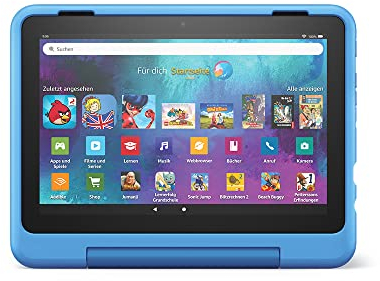 Amazon Kid-Friendly Case for Fire HD 8 tablet | Only compatible with 12th-generation tablet (2022 release), Cyber Sky