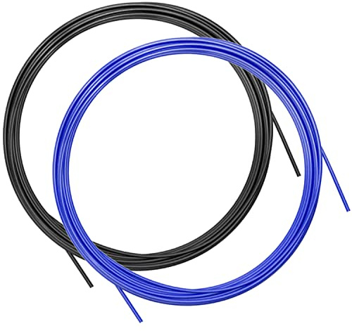 Ersättningskablar för PrimaFIT Pro Speed hopprep, set med 2 hopprepkablar för crossfit, fitness, boxning, rostfria ståltrådar och PVC-beläggning – 3 mm diameter, 3 m längd, andra märken kompatibla