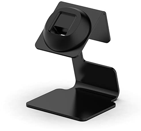 SMYAOSI Klockställ, klockskärm, klockstativ för Xiaomi Band 8 Active, klockhållare i aluminiumlegering, klockstativ, klockhållare, kompatibel med Xiaomi Band 8 Active/Redmi Band 2 (svart)