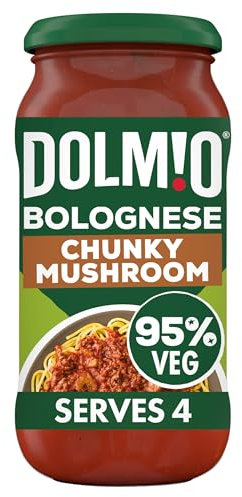 Dolmio Bolognese Chunky Mushroom Pasta Sauce Jar 450g