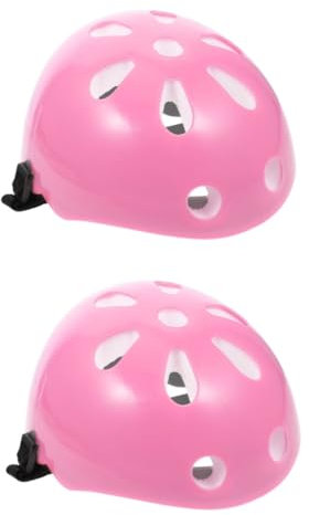 BCOATH 2 Stücke Einstellbare Jungen Und Mädchen Helme Kunststoff Shell Schwamm Jungen Und Mädchen Fahrrad Helm Schwarz