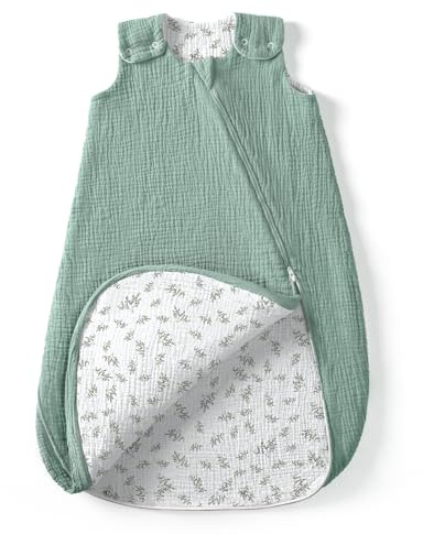 lulumoon Gigoteuse pour bébé de 9 à 15 Mois : Gigoteuse en Mousseline pour garçons et Filles ; Gigoteuse en Coton pour Chambre d'enfant de 80 cm, Toute l'année.