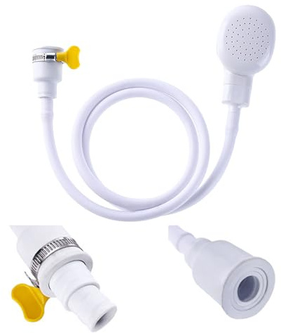 svpfuo 2 stycken duschhuvud med slang, handdusch liten dusch, tvättställsdusch, hushållsdusch, duschhuvud, dusch, katt- och hundrengöringsmedel, djurbutik snabbspray