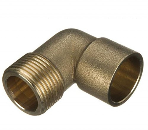 15mm x 1/2 Solder Ring Male Adaptor Elbow