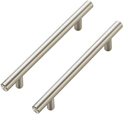 Ravinte Brushed Nickel Cabinet Handles 7.38 Length,5 Hole,10 Pack