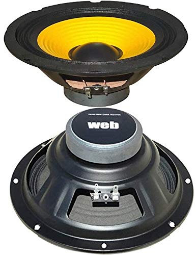 COPPIA WOOFER 200w 6,5 (16,5 CM) 165MM ALTOPARLANTI X CASSE ACUSTICHE O PREDISPOSIZIONI SPORTELLO AUTO