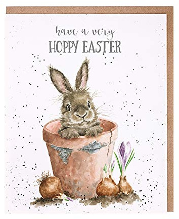 Wrendale Designs - 'Hoppy Easter' Easter Card