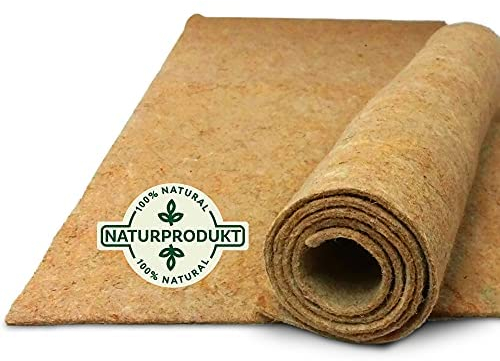 Natursache Hanfmatten für Nager - 100x50x0,5cm Nagerteppich aus 100% Hanf - Hanfmatte für Kaninchen, Hasen, Hamster und Ratten - geeignet für Transportboxen, Käfige, Höhlen & Schlafplätze (2er Set)