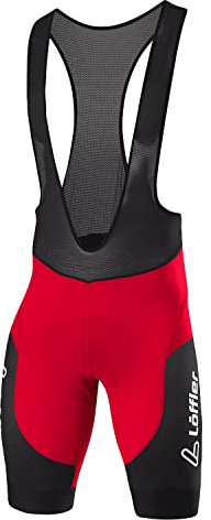 Löffler Winner III Fahrrad-Trägershorts Herren rot