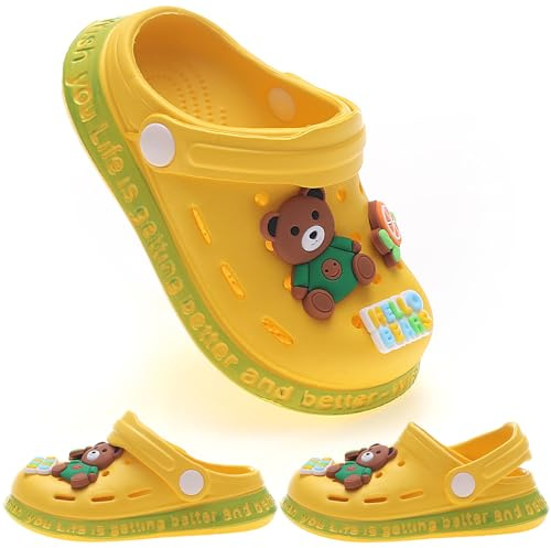 ZYLDK Sabots et Mules Enfants Sabots Pantoufles Chaussures Mixte Enfant Bébé Fille Garçon Antidérapant Eté Piscine de Jardin Clogs de Plage à Enfiler